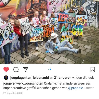 Instagrampagina Jongerenwerk